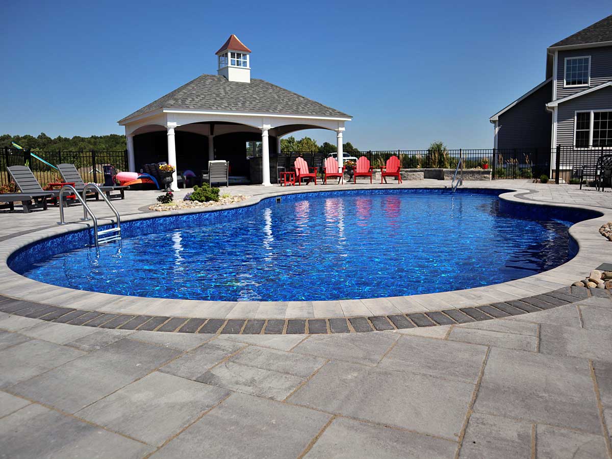 outdoor pool in summer