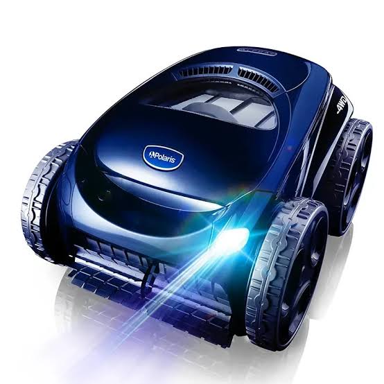 Blue Polaris pool cleaner robot