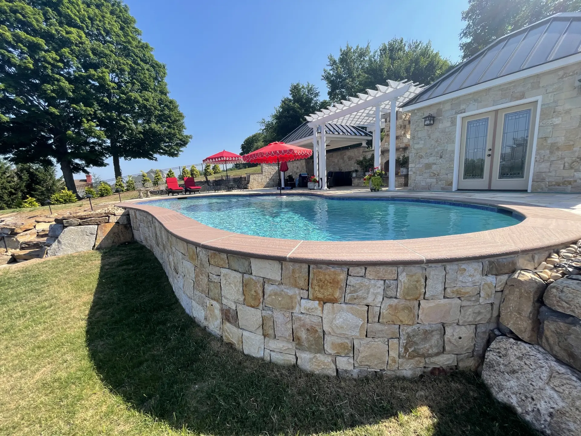 Pool Side View